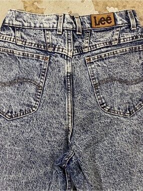 Lee Vintage High-Waist Acid Wash Jeans